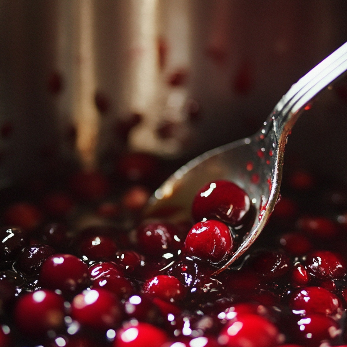 Boozy Bourbon Cranberry Sauce