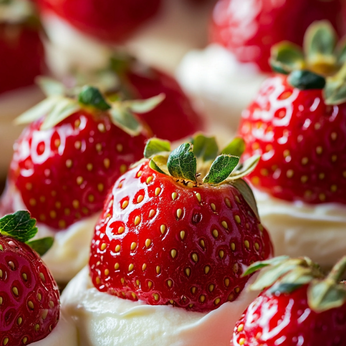 Cheesecake Deviled Strawberries