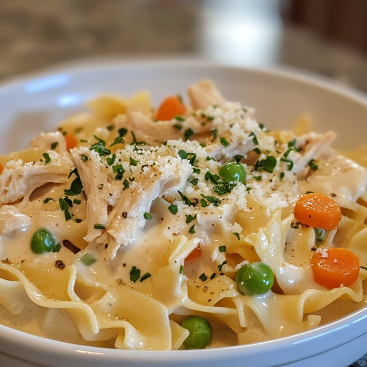 Chicken Pot Pie Pasta