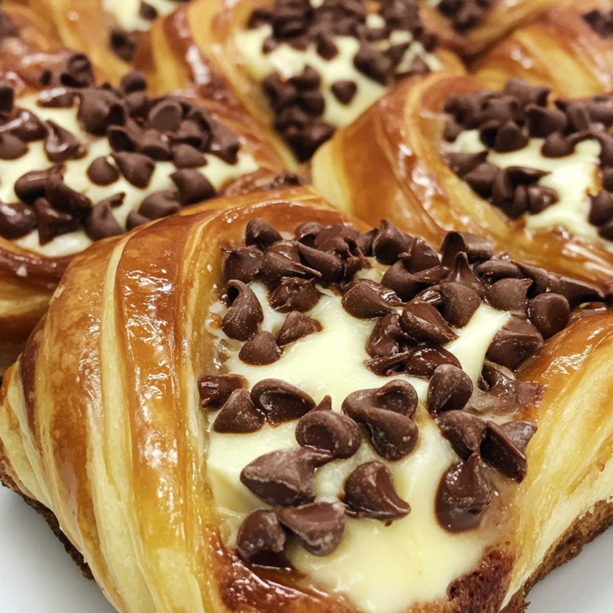 Chocolate Cream Cheese Danish