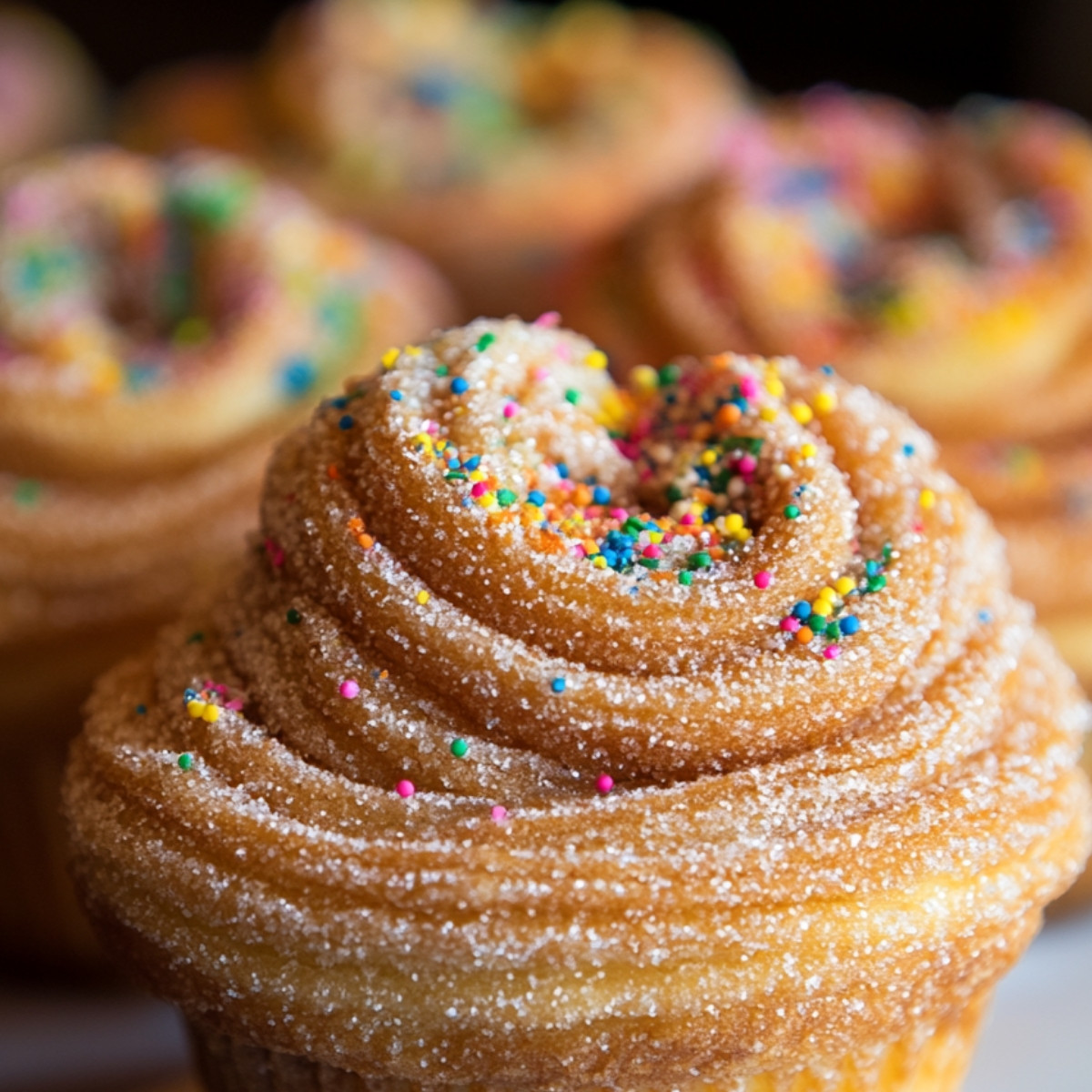 Churro Cruffins