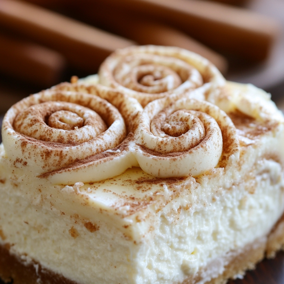 Cinnamon Roll Cheesecake