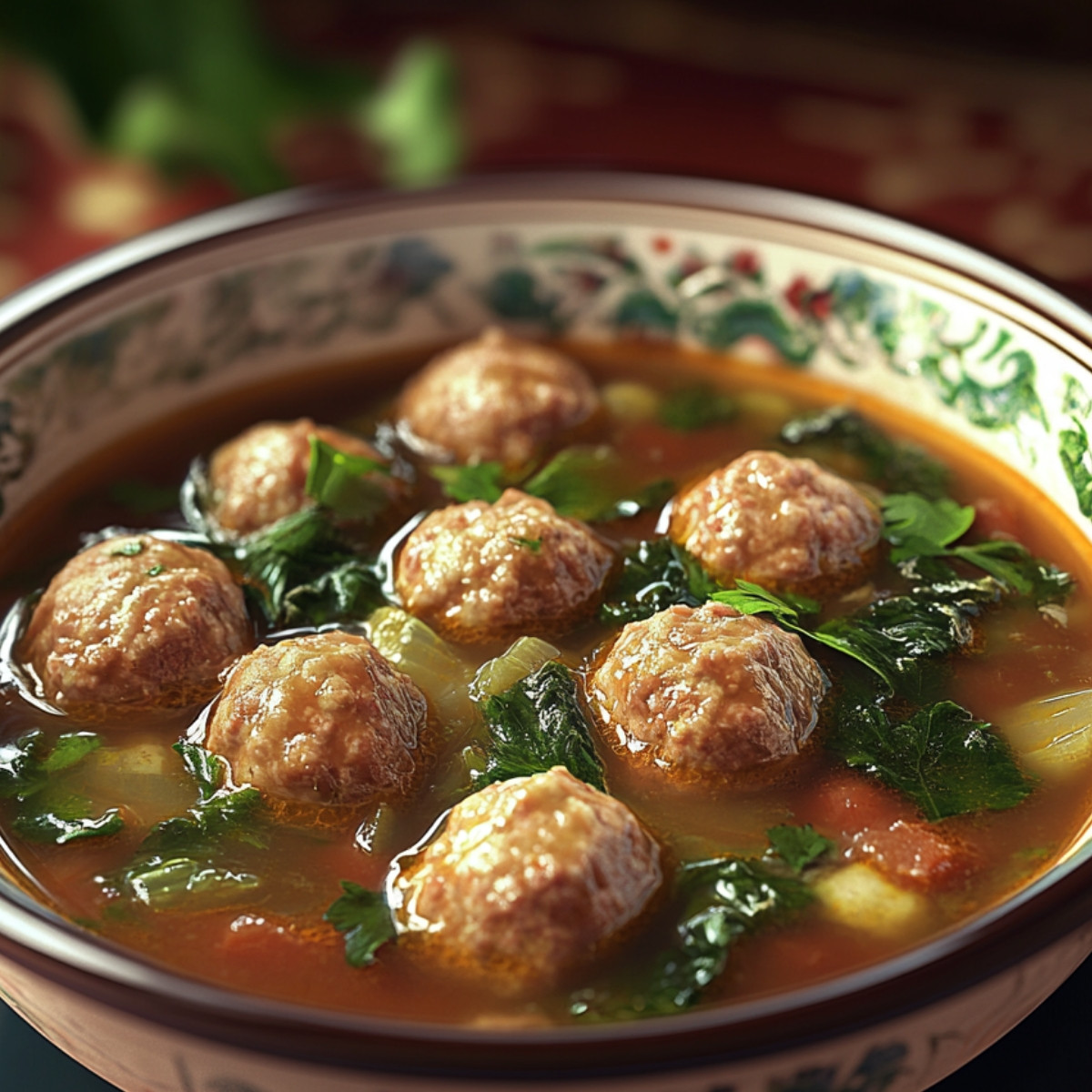 Cozy Meatball Soup