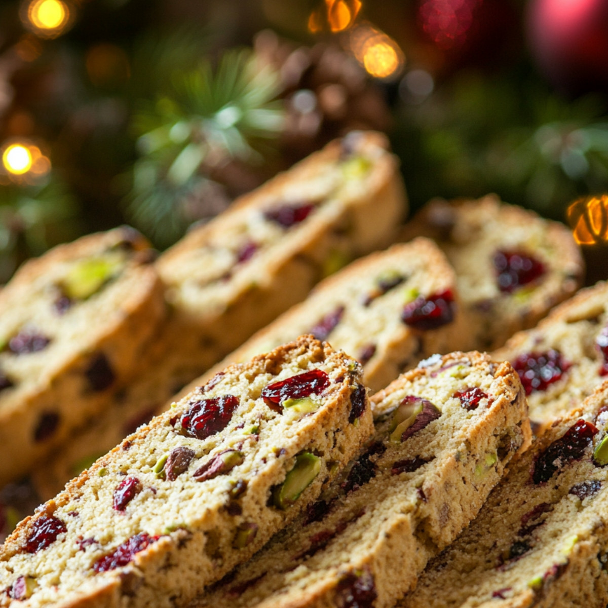 Cranberry Pistachio Biscotti