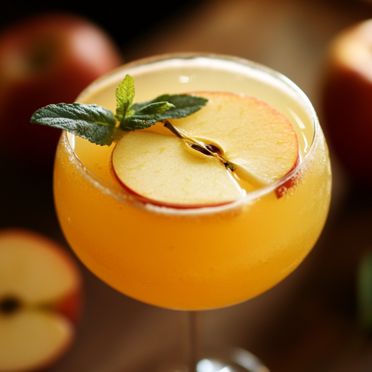 Ginger Apple Spritz Mocktail