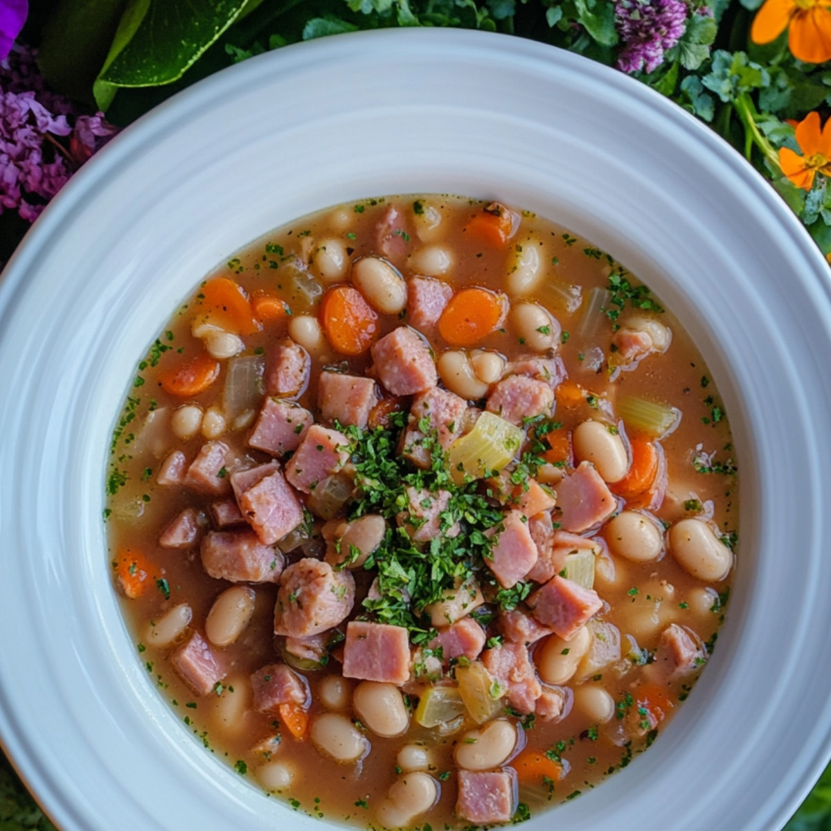 Hearty Ham and Bean Soup