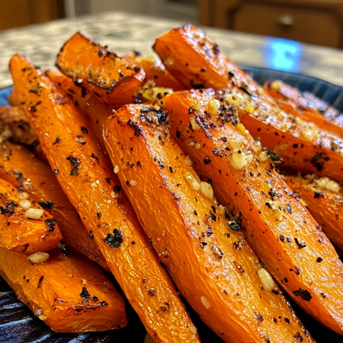 Honey Garlic Butter Roasted Carrots