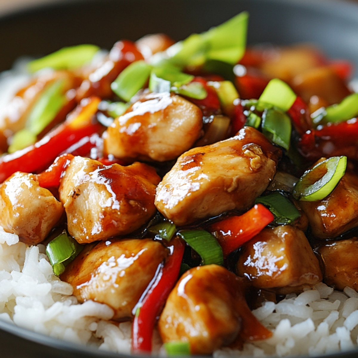 Kung Pao Chicken with Coconut Jasmine Rice