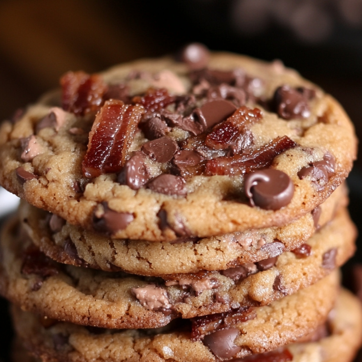 Maple Bacon Chocolate Chip Cookies