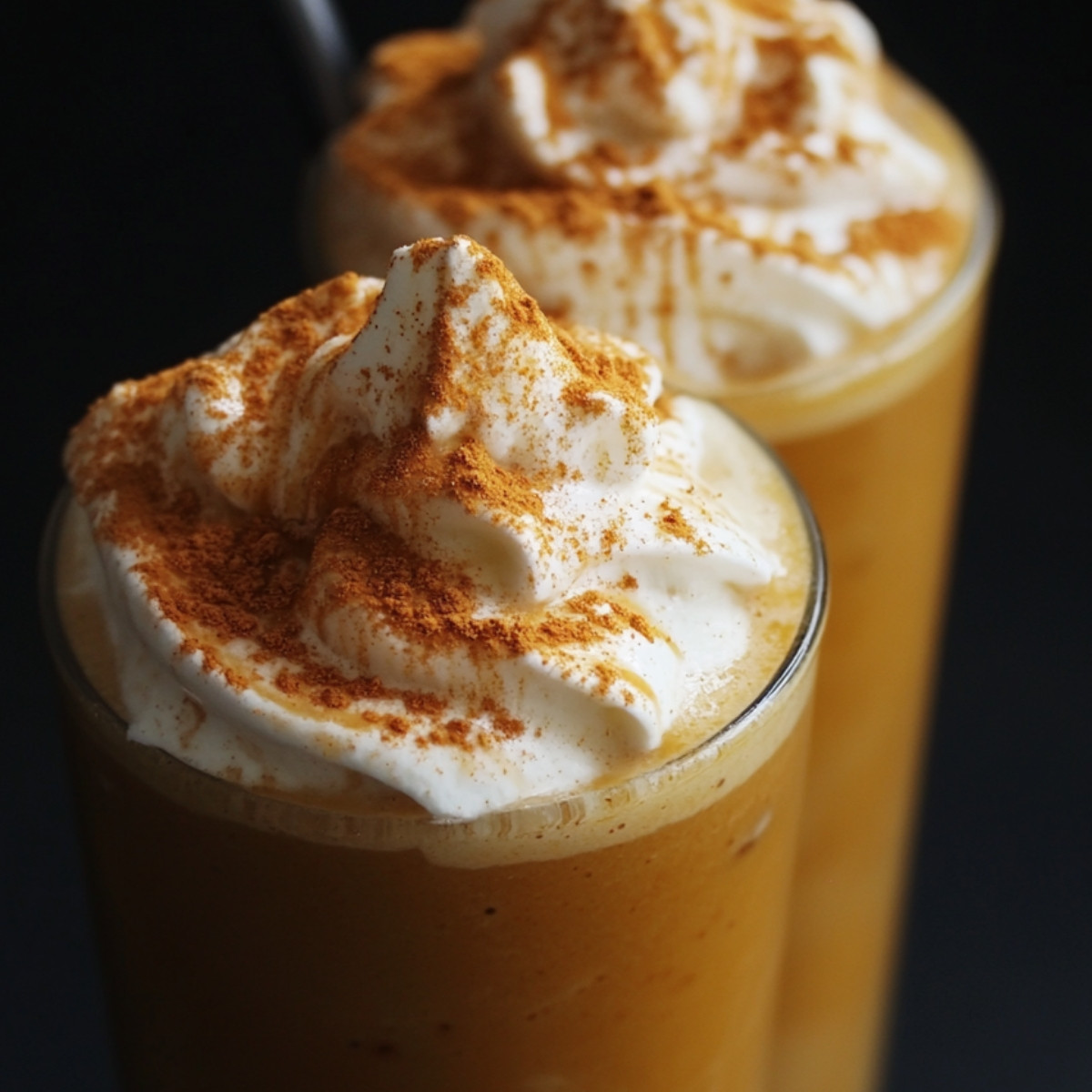 Pumpkin Spice Frappe Mocktail