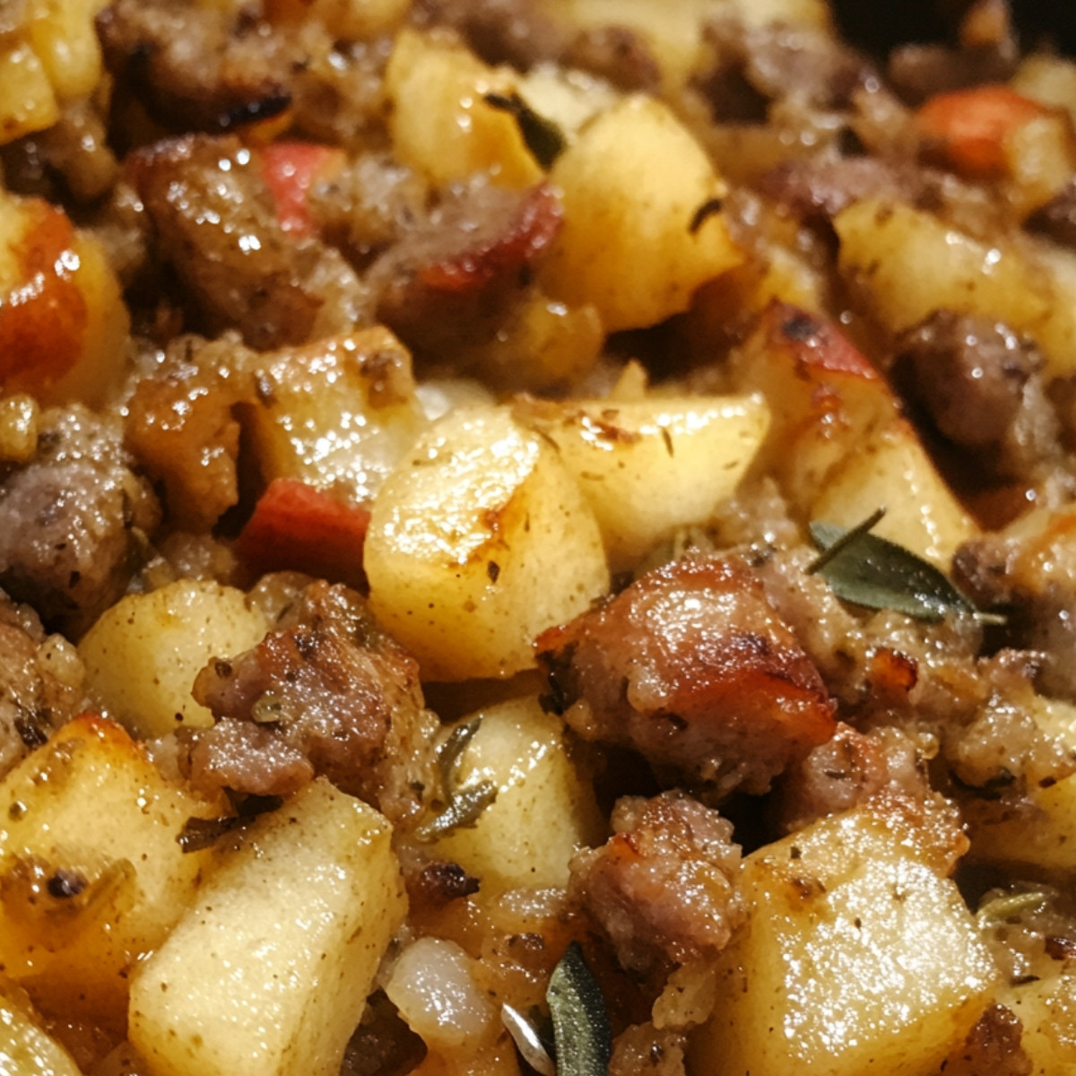 Sausage, Apple, and Sage Stuffing