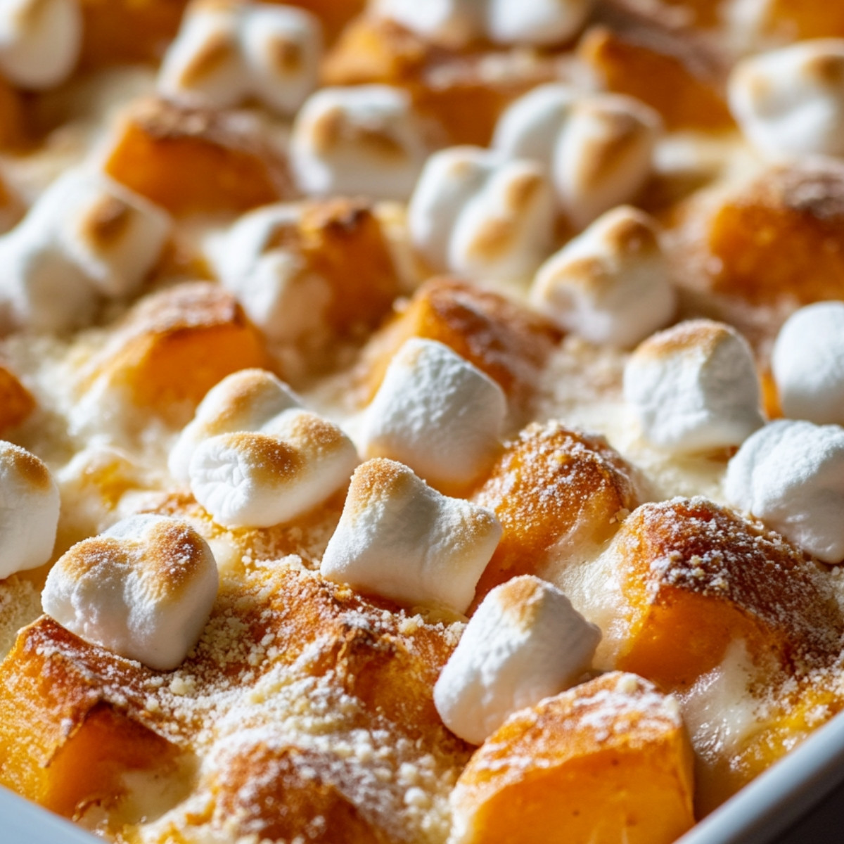 Sweet Potato Casserole with Marshmallows