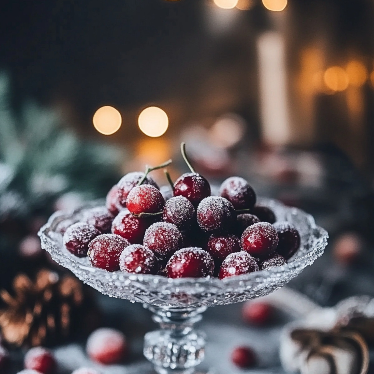 Add some sparkle to your life with these Sugared Cranberries!