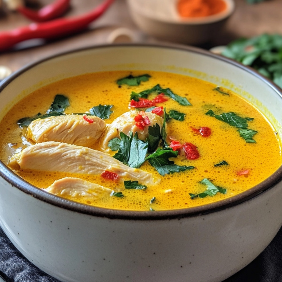 Anti-Inflammatory Turmeric Chicken Soup