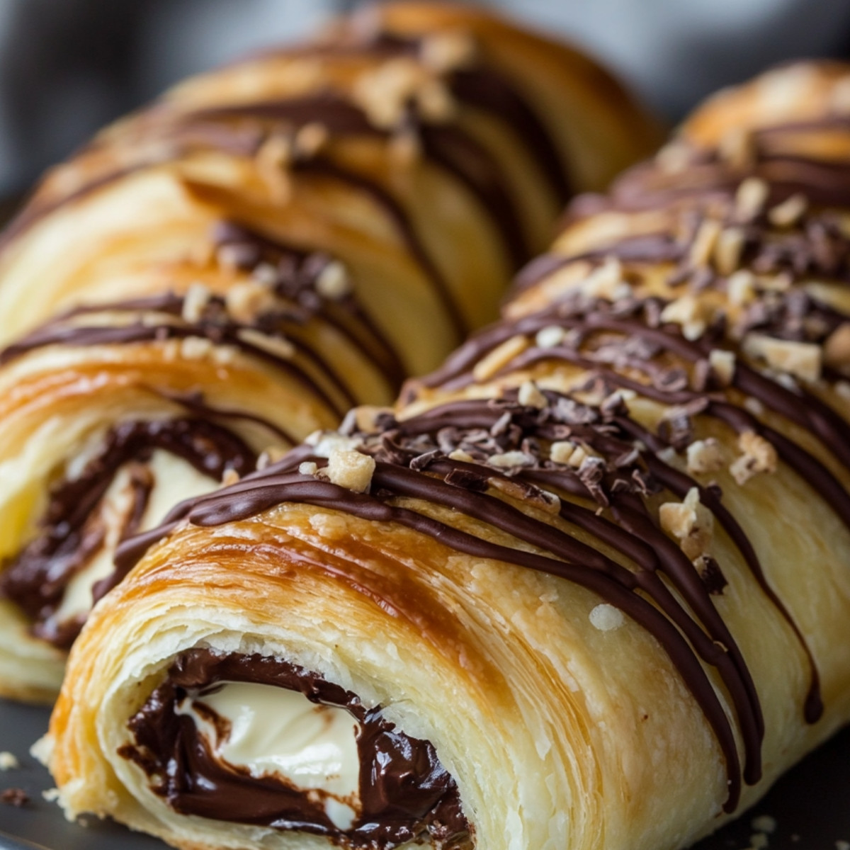 Chocolate Cream Cheese Danish