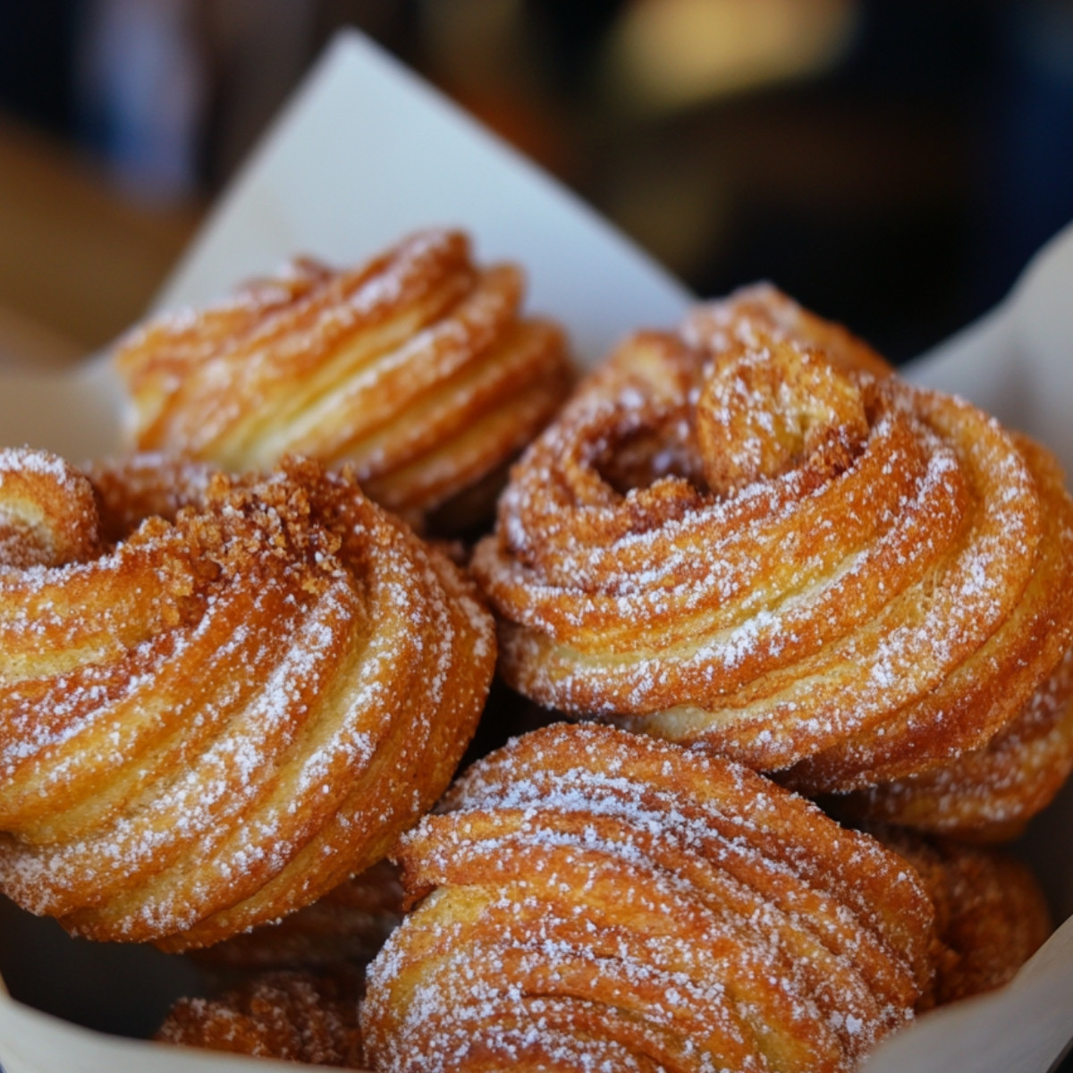 Churro Cruffins