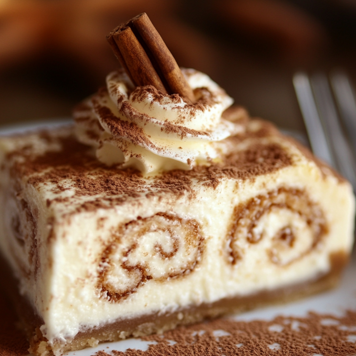 Cinnamon Roll Cheesecake