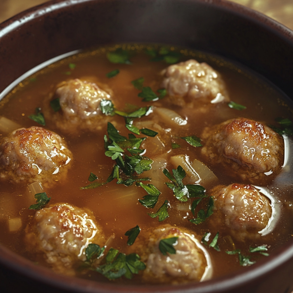 Cozy Meatball Soup