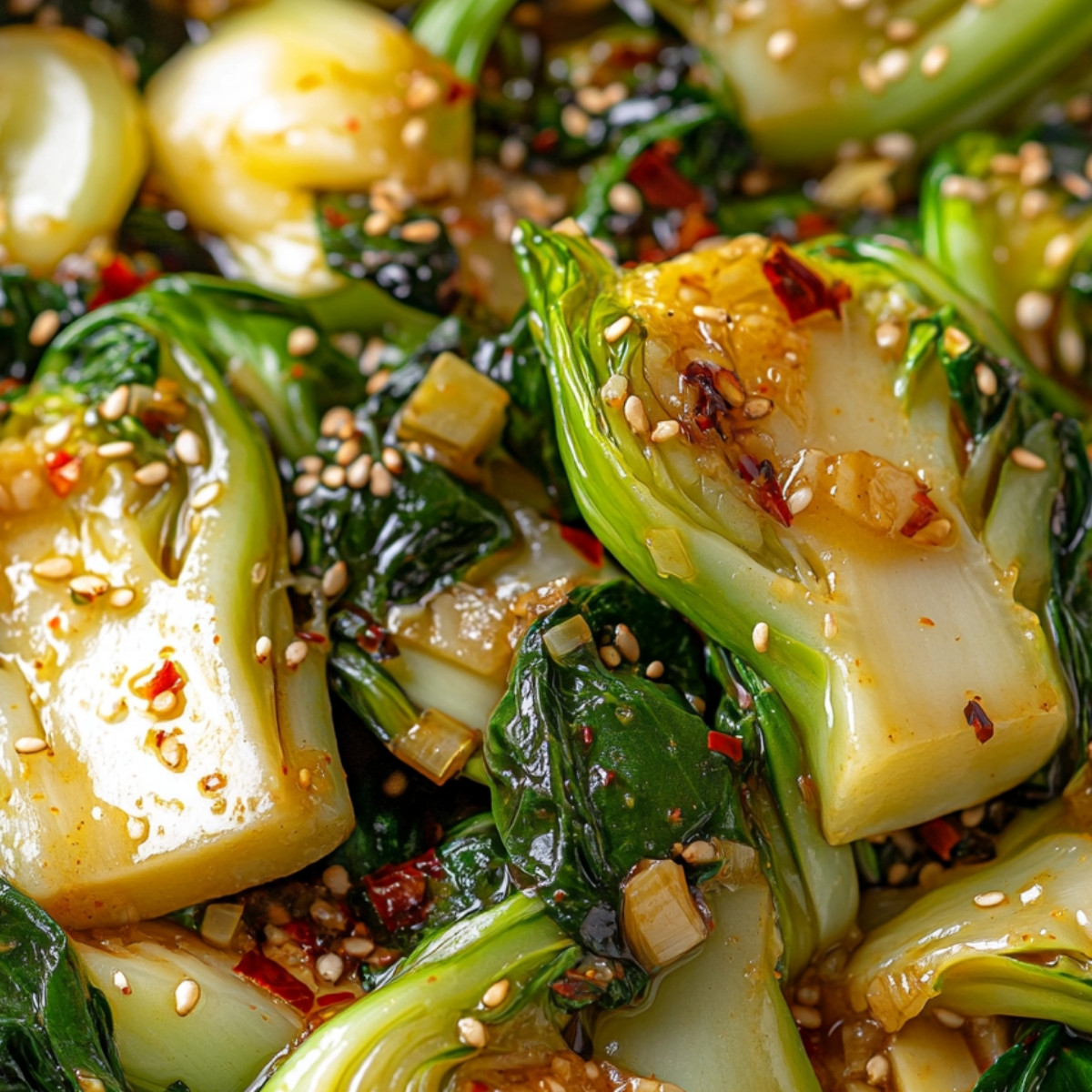 Garlic & Ginger Bok Choy