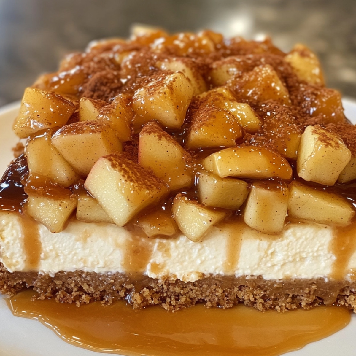 Gourmet Caramel Apple Cheesecake Extravaganza