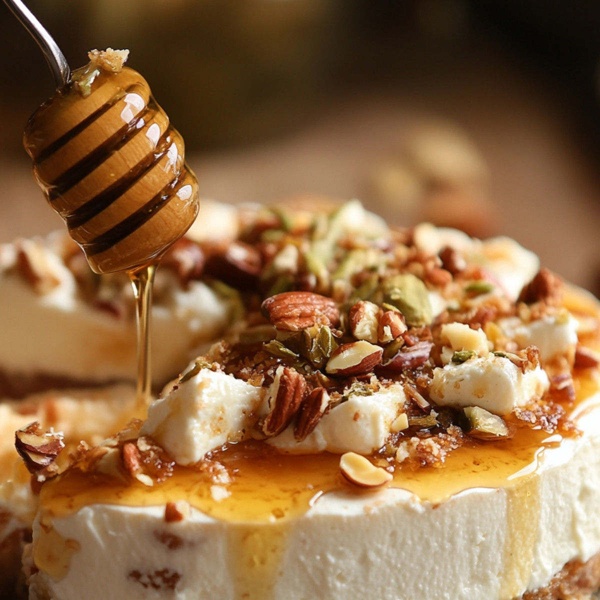 Honey Baklava Cheesecake