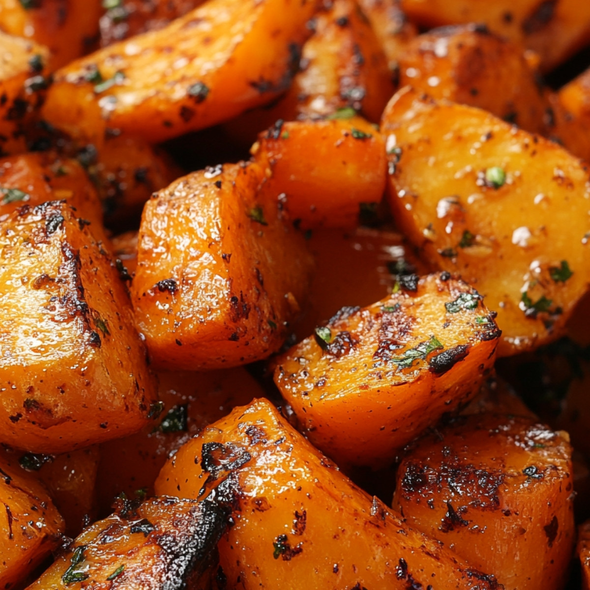 Honey Garlic Butter Roasted Carrots