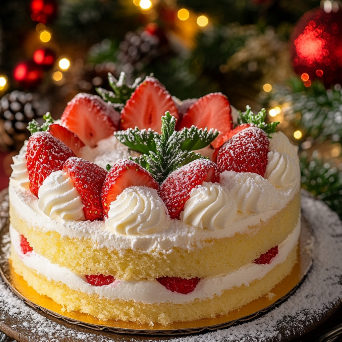 Japanese Christmas Cake