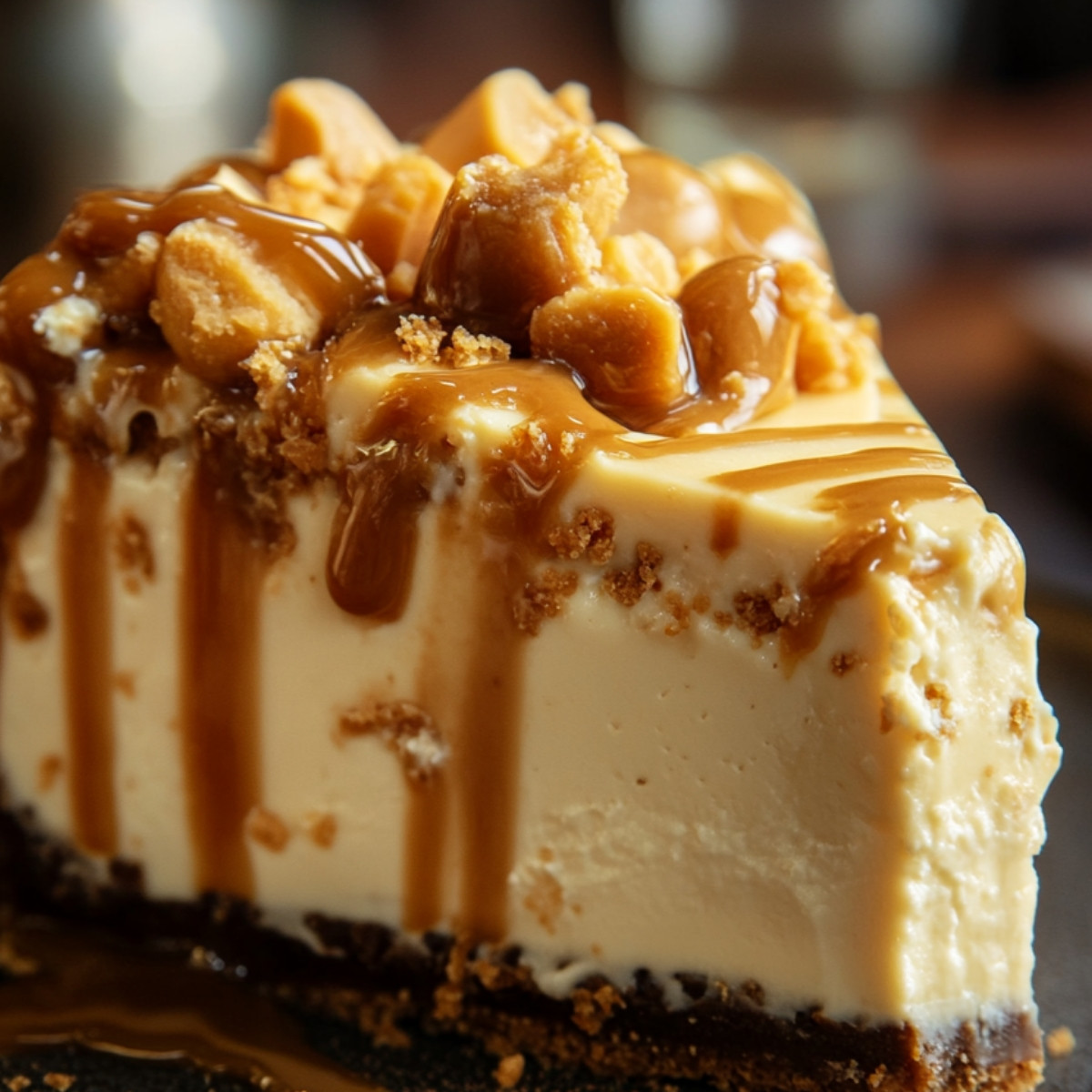 Loaded Butterscotch Cheesecake