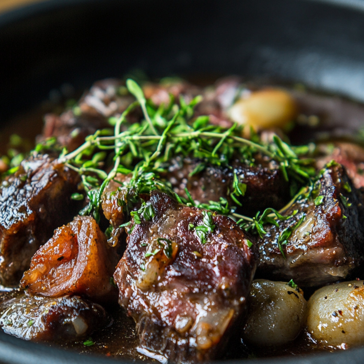 Oxtail Bourguignonne