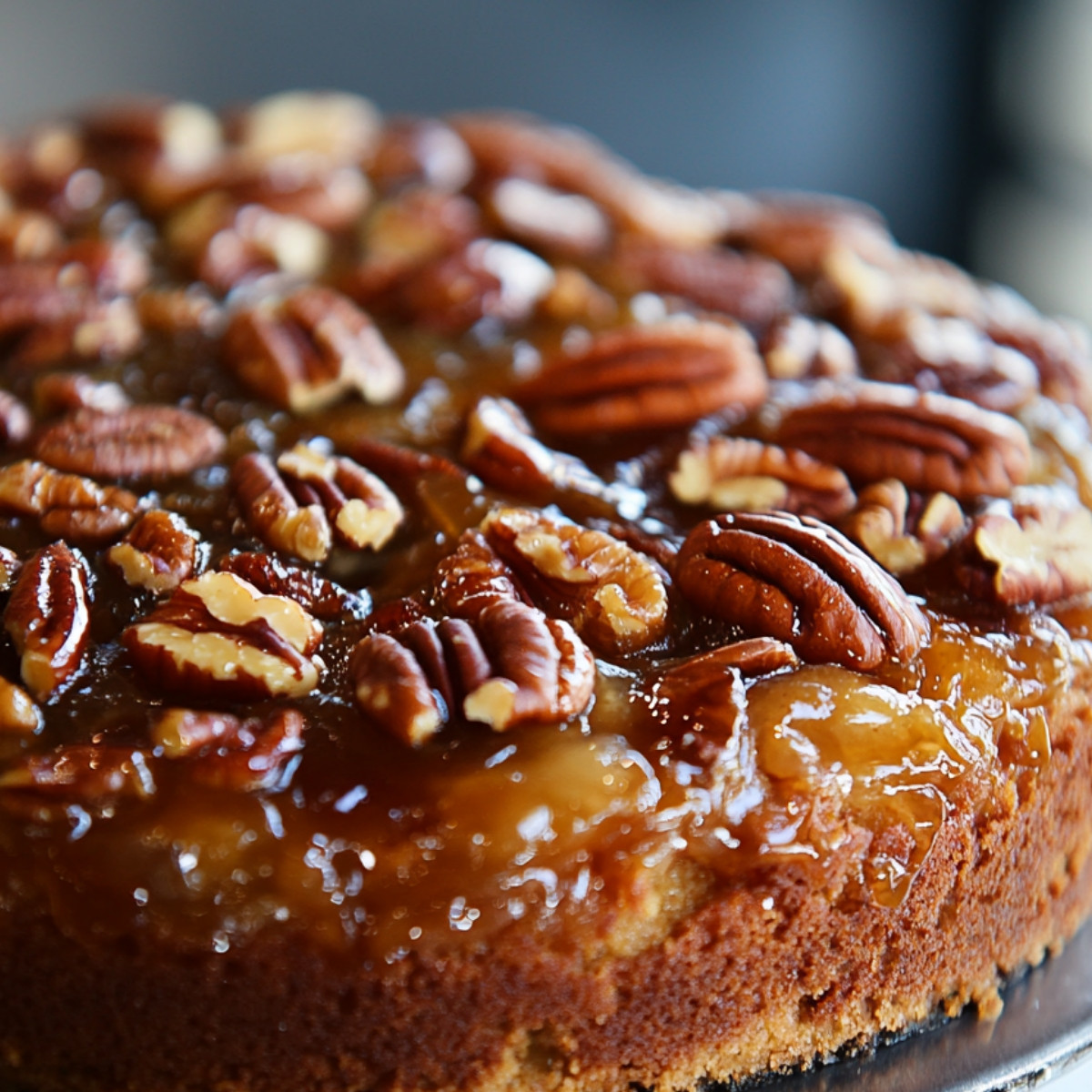 Pecan Upside-Down Cake