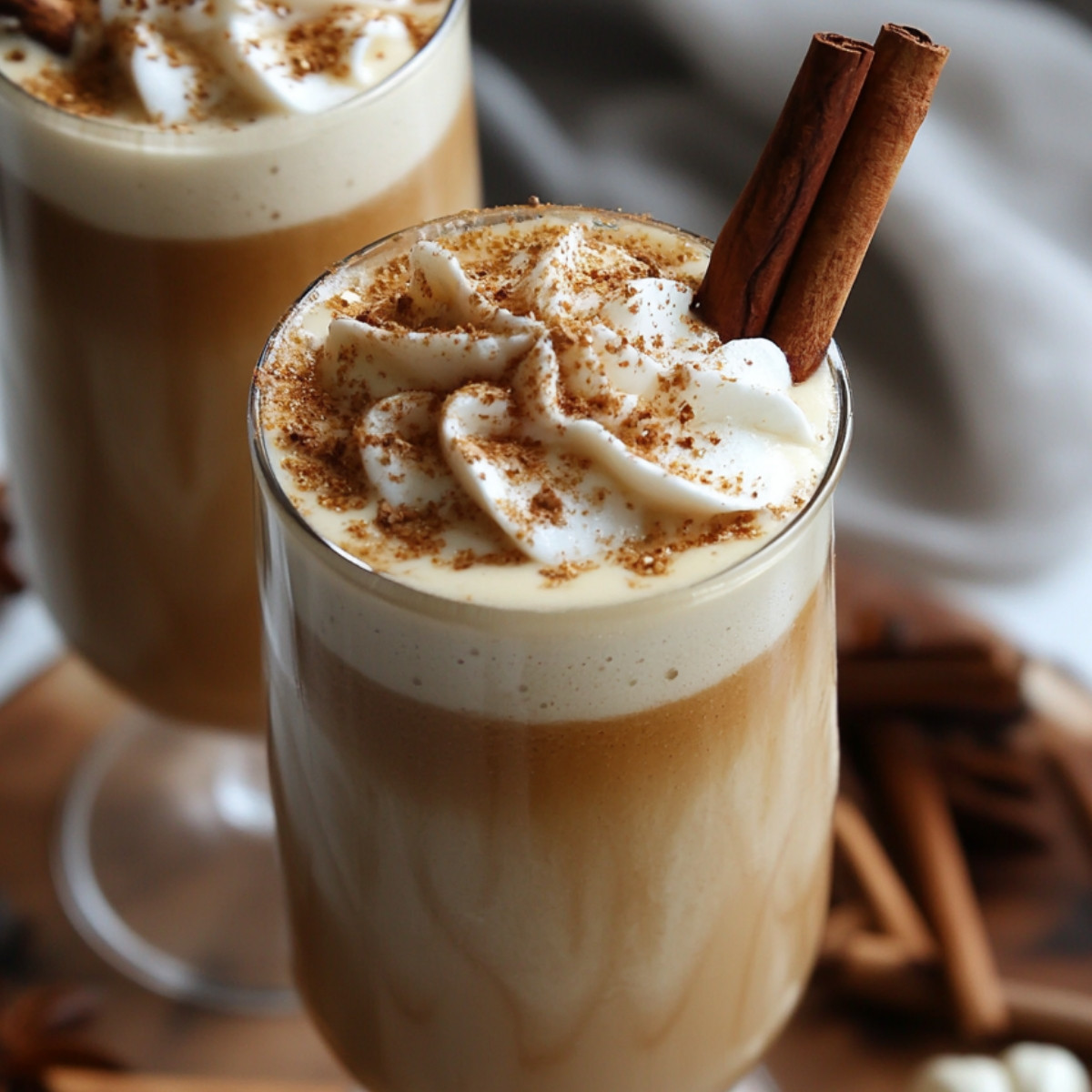 Pumpkin Spice Frappe Mocktail