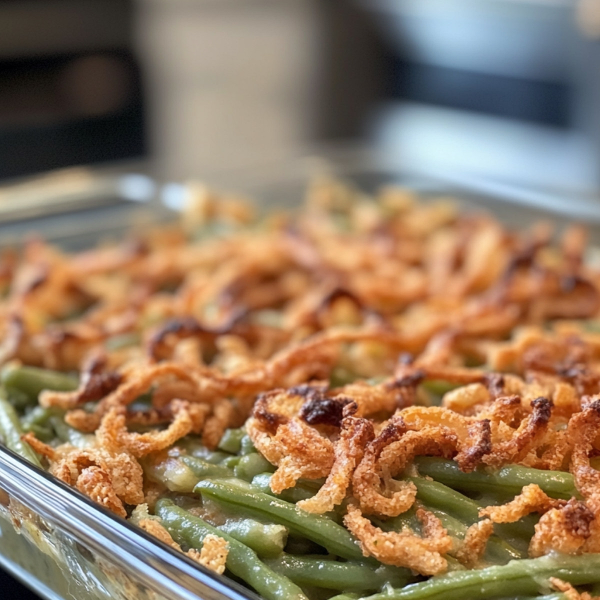 Scrumptiously Savory Homemade Green Bean Casserole