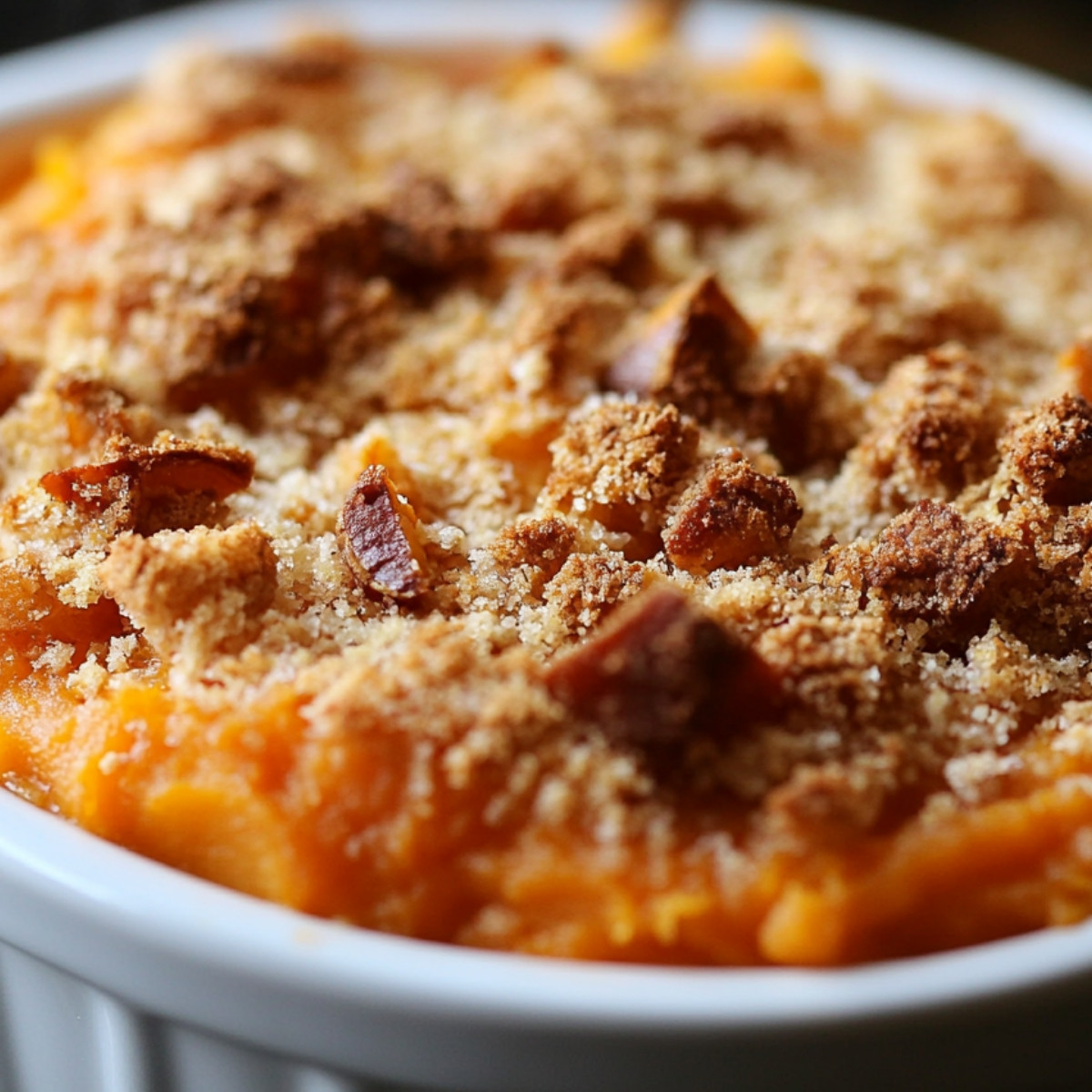 Southern Maple Sweet Potato Casserole