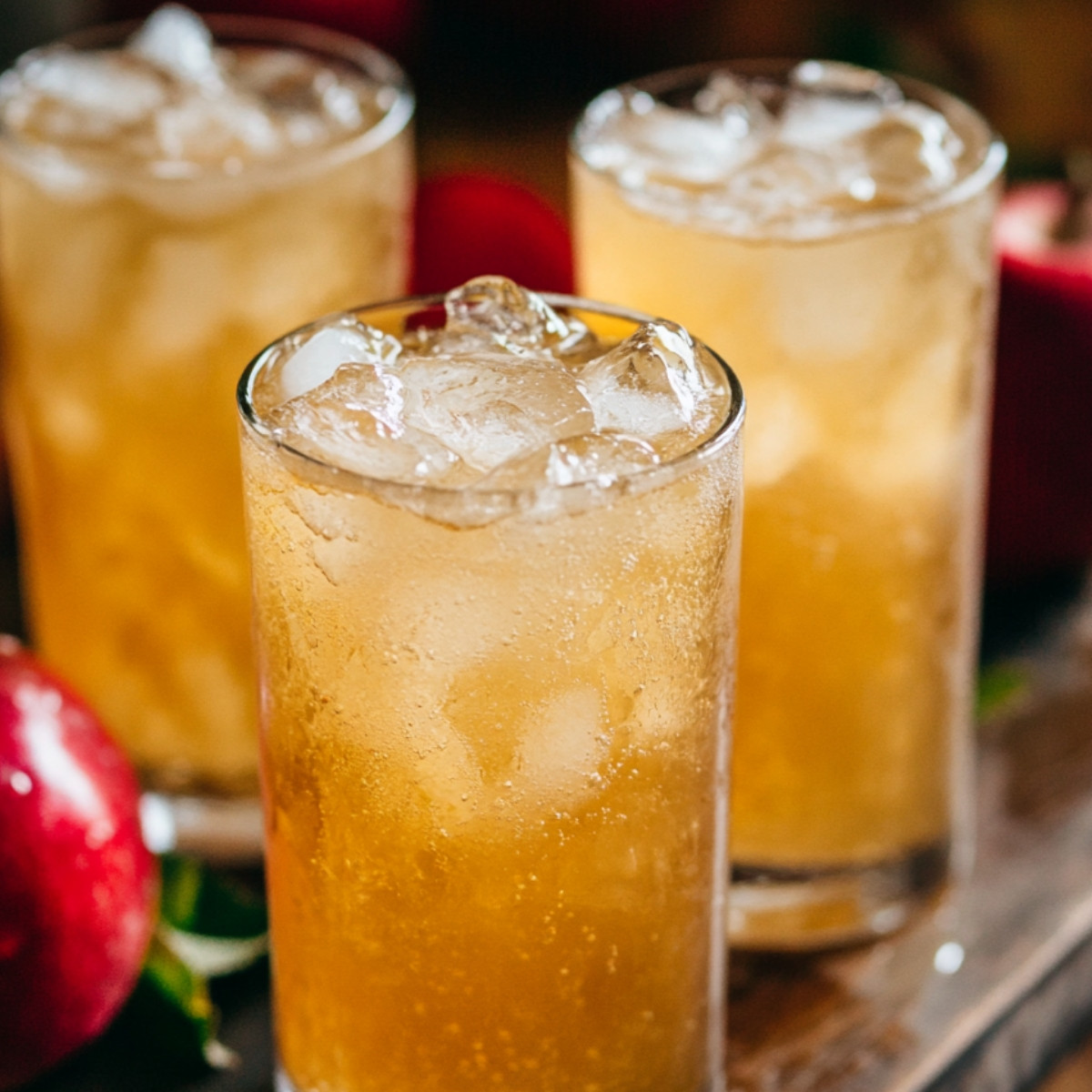 Sparkling Apple Cider Mocktail