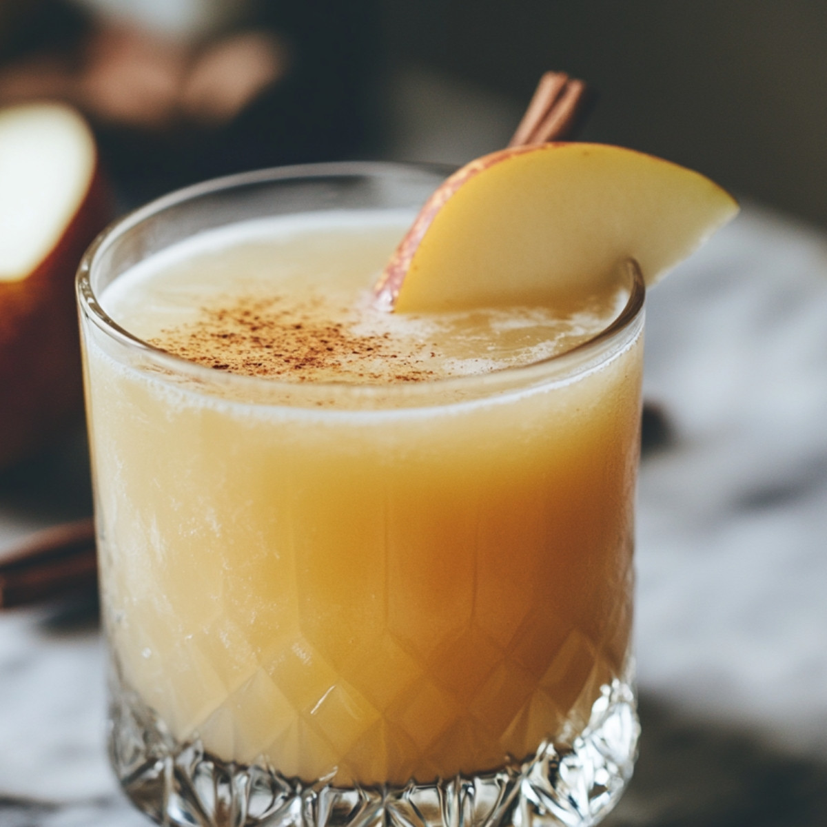 Spiced Pear Punch Mocktail