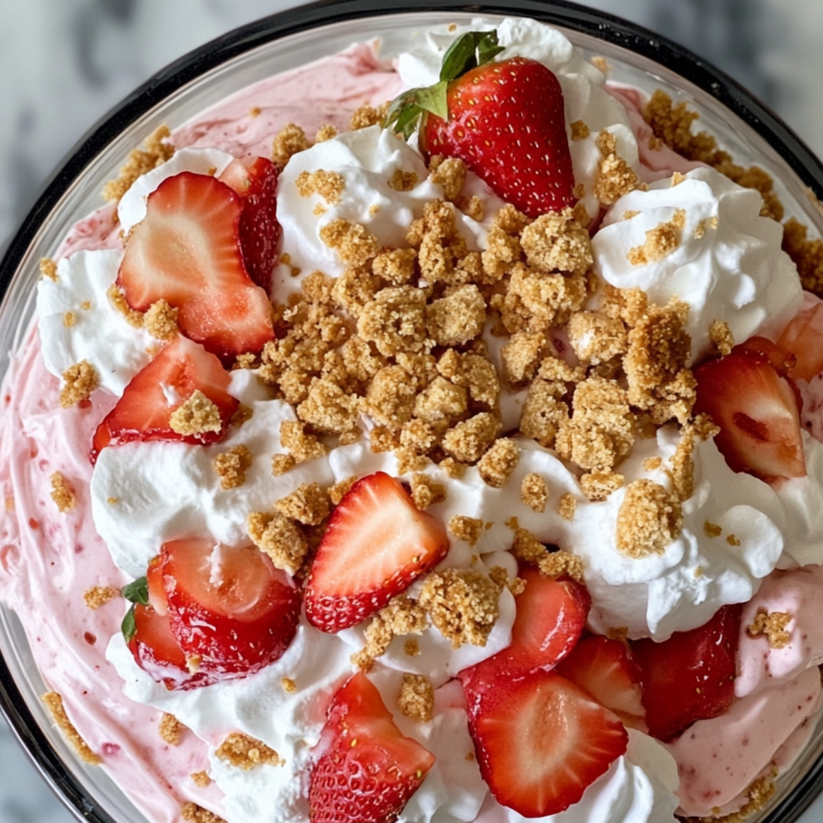 Strawberry Crunch Ice Cream Cheesecake