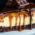 Chocolate Caramel Twix Cheesecake