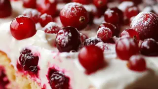 Christmas Cranberry Poke Cake