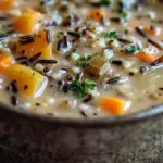 Cozy Autumn Wild Rice Soup