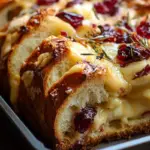 Cranberry Brie Sourdough Pull-Apart Bread