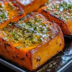 Garlic Butter Roasted Sweet Potatoes