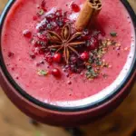 Ginger Cranberry Punch Mocktail