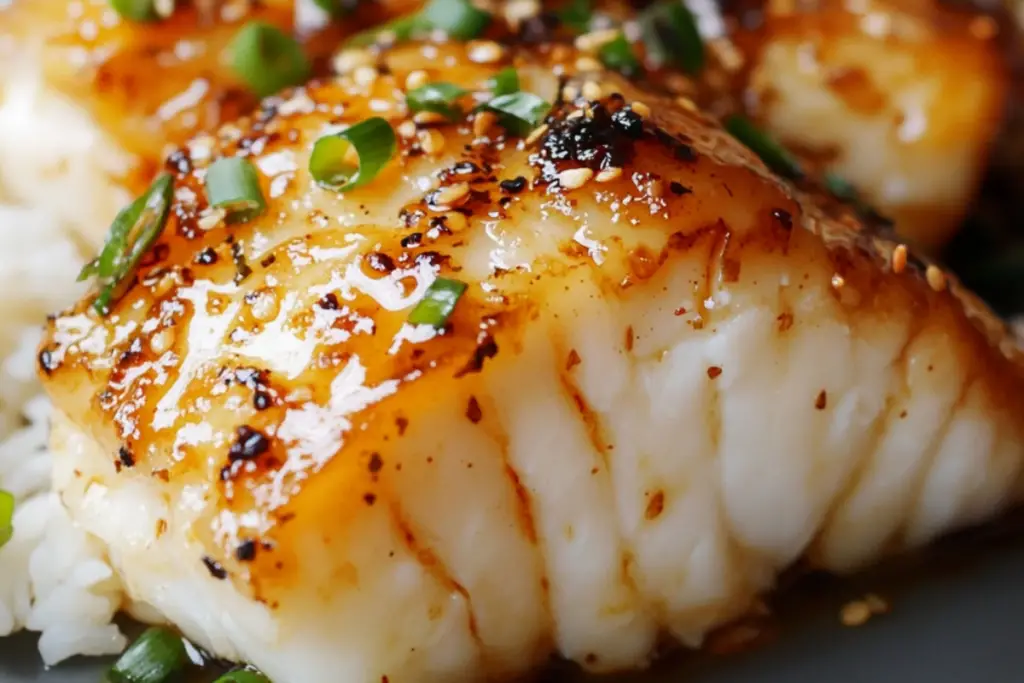 Ginger Soy-Glazed Cod