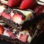 Strawberry Cheesecake Brownies