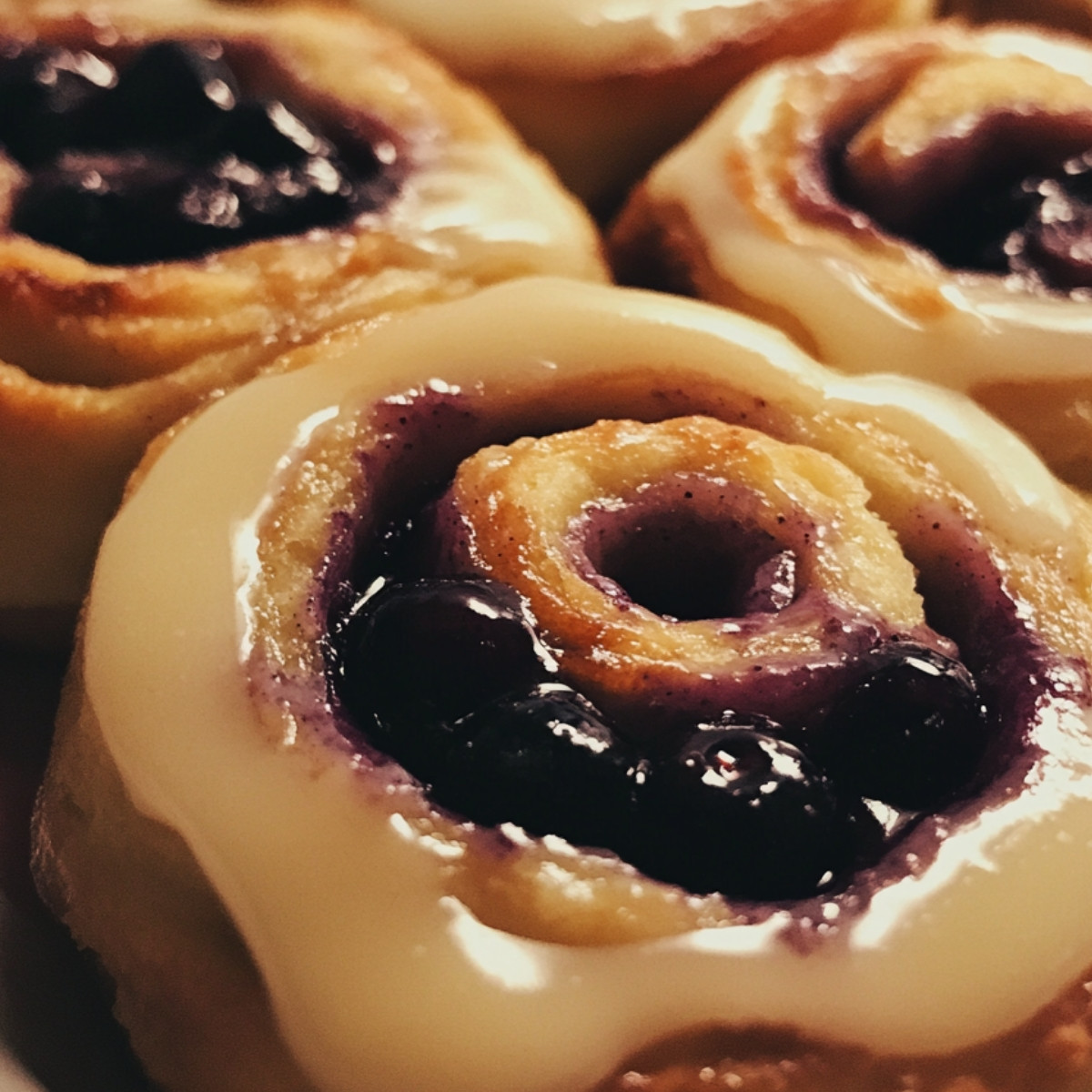 Blueberry Cinnamon Rolls