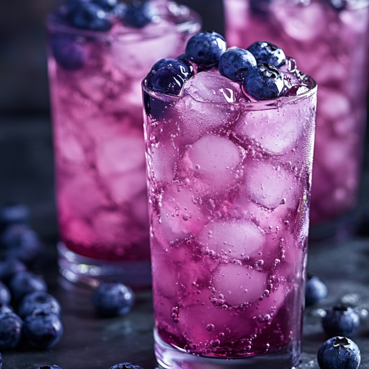 Blueberry Italian Cream Soda