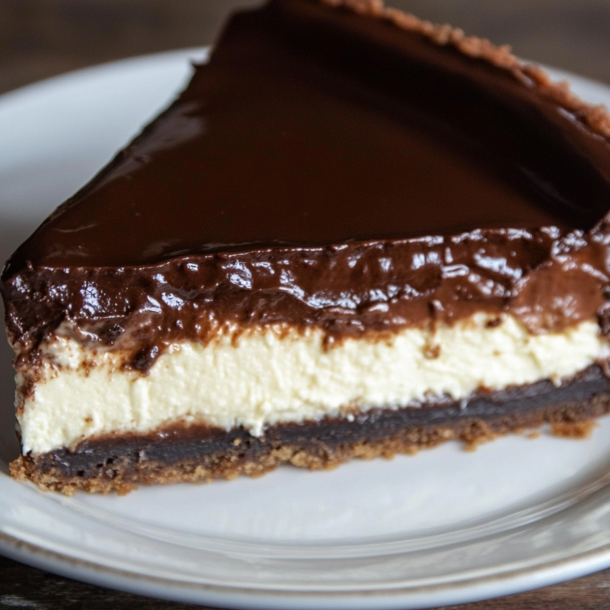 Boston Chocolate Cream Pie Cheesecake