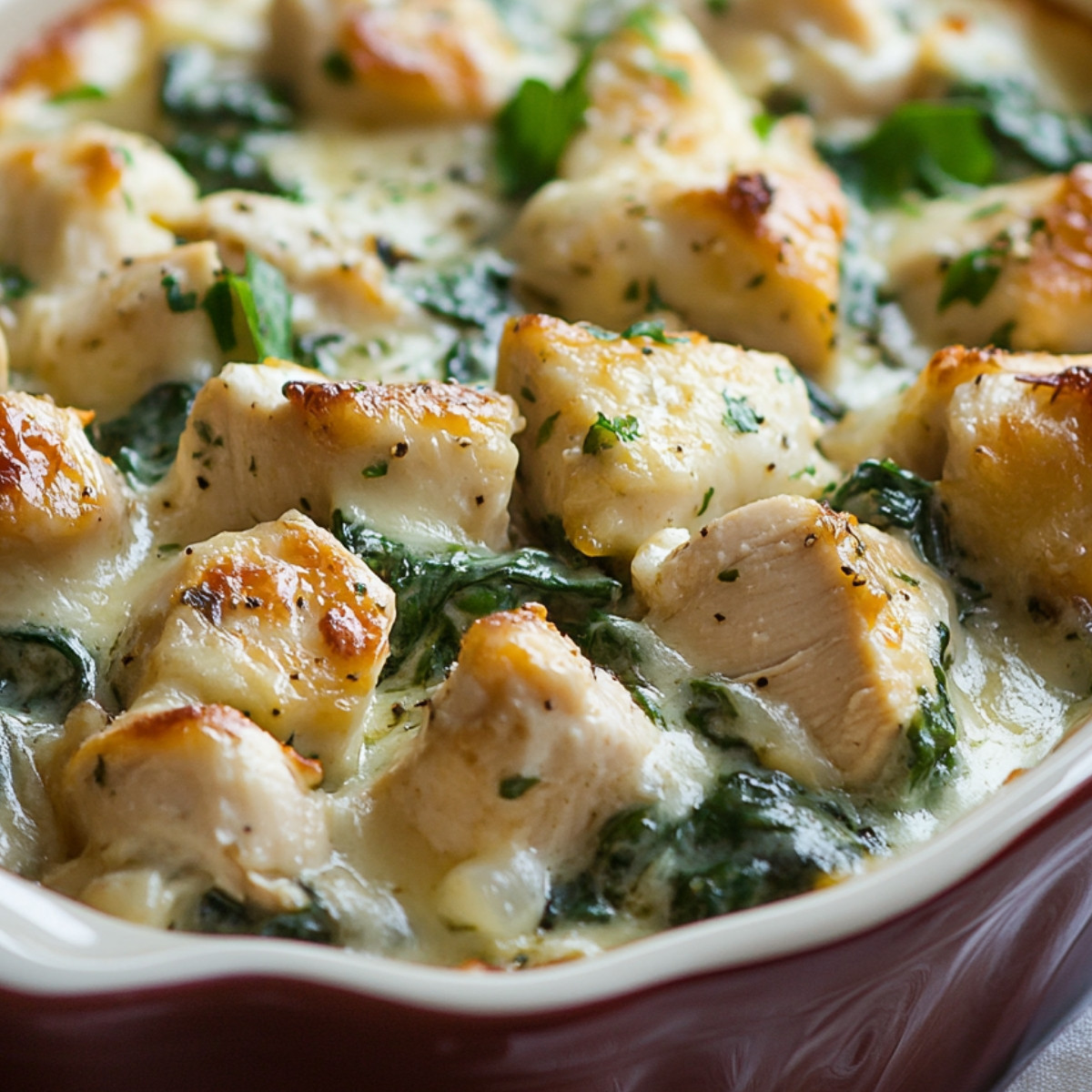 Chicken and Spinach Casserole