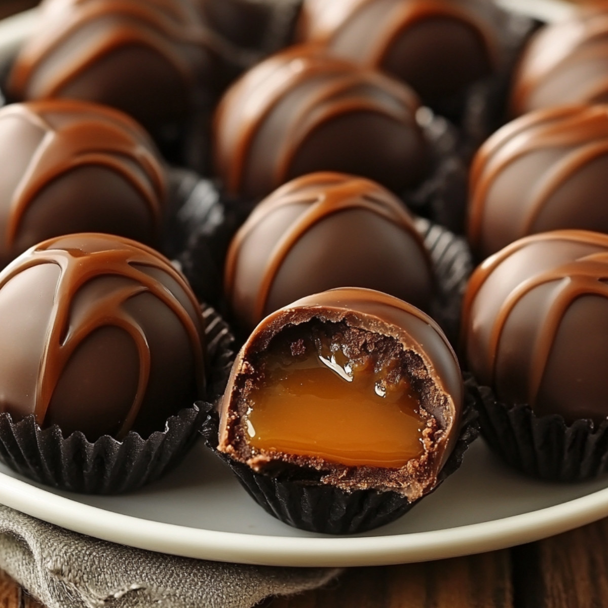 Chocolate Caramel Truffles Recipe