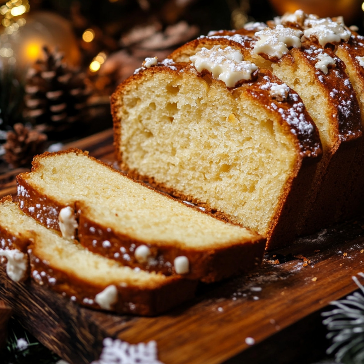 Christmas Eggnog Bread